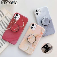 marble folding bracket case sfor iphone 11 pro x xr xs max 7 8 plus se 2020 case luxury marble stand soft silicone cover capa