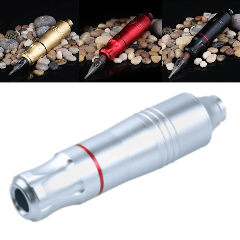 

Tool Rotary Needle Tattoo Pen Quiet Motor Portable Permanent Professional Anti Shake Electric Adjustable Aluminium Makeup
