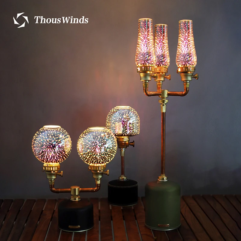 Газовый фонарь Thous wind стеклянный абажур уличная лампа для кемпинга аксессуары |