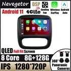 Автомагнитола 2 Din на Android для Renault Trafic 2015-2019, автомобильное радио, стерео, Авторадио, GPS-навигация, автомобильный мультимедийный плеер, головное устройство, аудио, авто