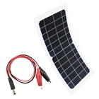 10 Вт Портативный Панели солнечные Зарядное устройство 6V Водонепроницаемый Солнечный Батарея комплект Гибкая Аварийная зарядка Мощность для автомобиля дома на колесах