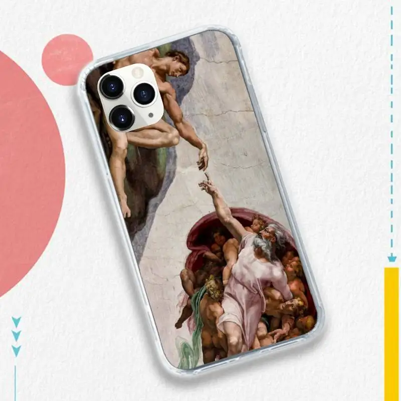 

Retro art Famous painting Phone Case for iPhone 11 12 mini pro XS MAX 8 7 6 6S Plus X 5S SE 2020 XR