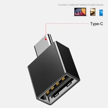 Type C Male to USB Female Cable Adapter Converter USB C to USB Charger Plug OTG Adapter Converter  Usb To Usb C  Type C Adapter