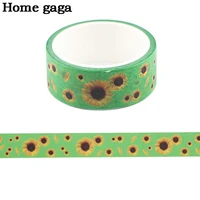 d3275 wholesale 20pcslot 15mmx5m sunflower washi tapes scrapbooking stickers diy decor creative kawaii stationery tapes
