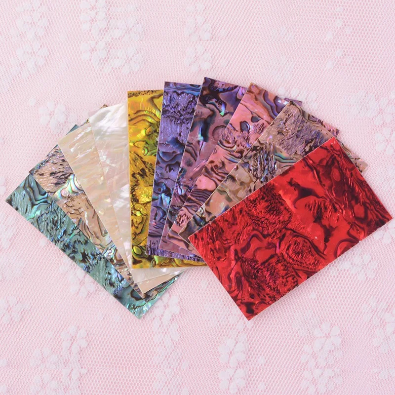 Декоративная раковина для дизайна ногтей 10 цветов стикер с рисунком не требует