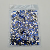 1440pcsbag magic blue nail art rhinestone super glitter gold bottom glass stones