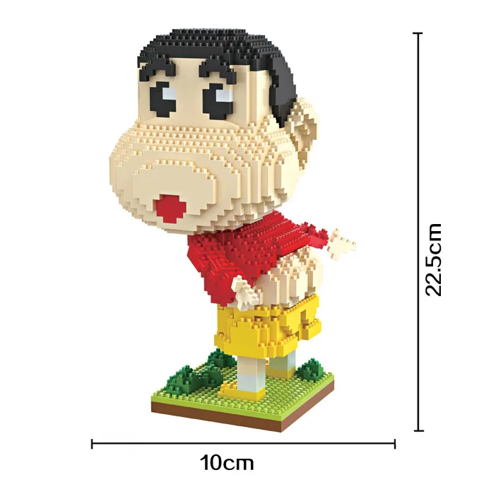 HC9023 Crayon Shinchan 1685 шт. алмазные частицы японские Мультяшные фигурки модель наборы