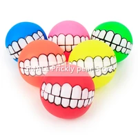 3 pcs funny pets dog cat ball toys chew sound squeaky toys puppy ball toys