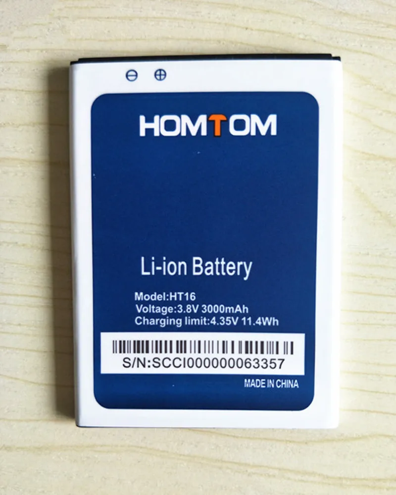 Высокое качество homtom батарея для HOMTOM S16 5 дюймов MTK6580 S7 HT16 HT37 HT20 HT7 HT30 HT3 смартфон |