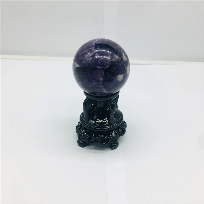 

natural crystal ball decoration stones figurines stand gifts home decor drop Shipping Christmas gift