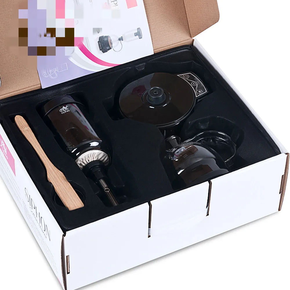 Электрическая Кофеварка с сифоном в японском стиле 3 чашки вакуумная кофемашина