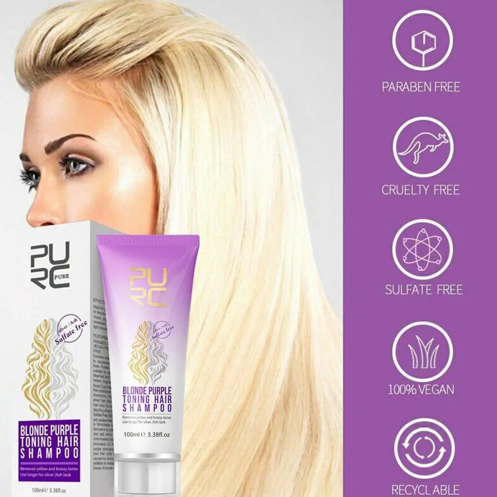 

Blonde Purple Hair Shampoo Removes Yellow And Brassy Big Look Hair Sale Tones Shampoo Purple Ash For Silver S4I0