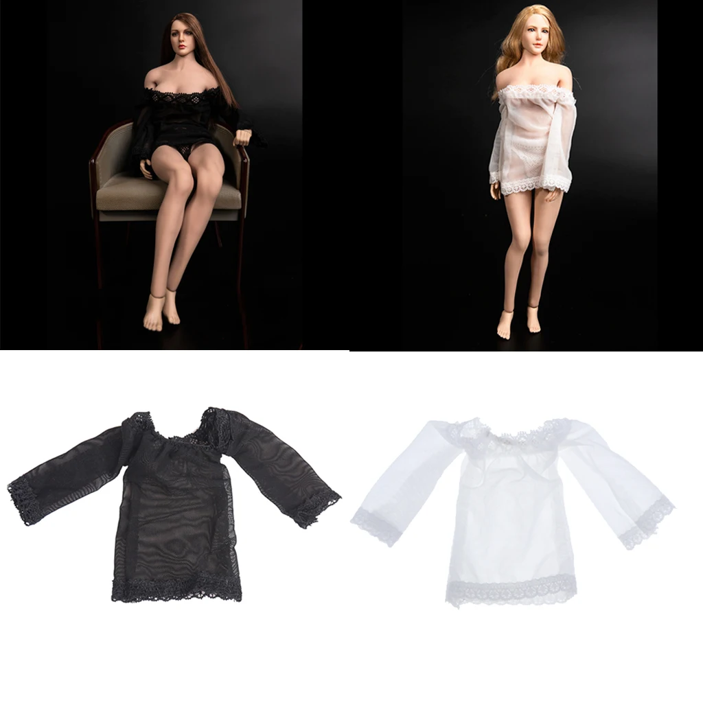 

1/6 Scale Female Lace Pajamas For 12inch TTL Clothing Accessory