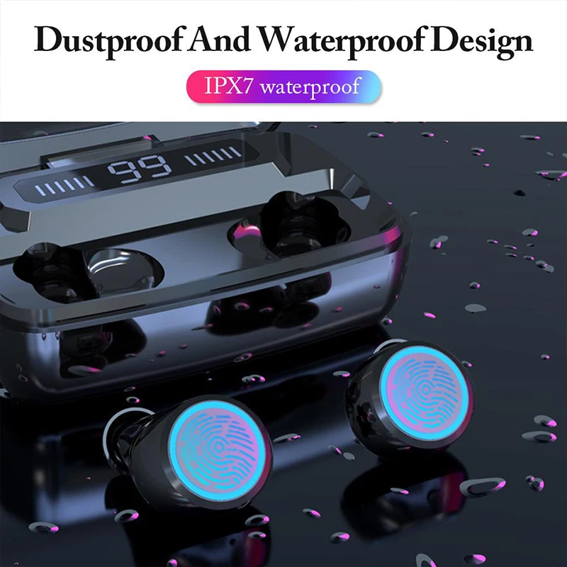 

M11 TWS Wireless Headphone Bluetooth Earphones Waterproof Earpieces Sport Earbuds For Huawei Iphone OPPO Xiaomi Sports Headset