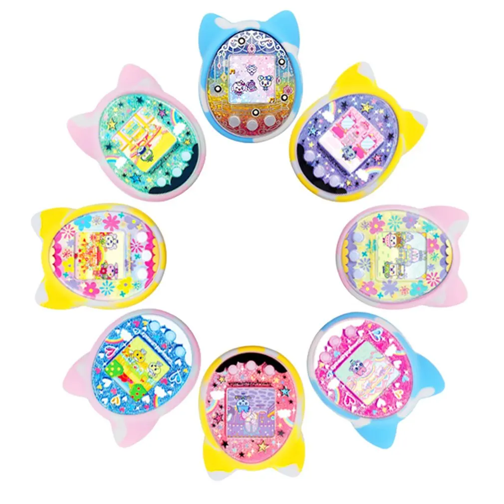 protective cover cartoon silicone case for electronic pet game machine cover for wearable devices case free global shipping