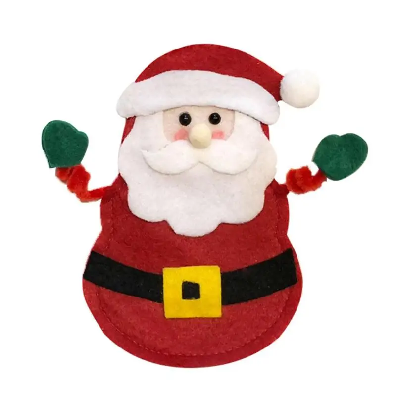 Santa Claus B Рождественский нож чехол для вилок держатель столовых приборов обеденный стол Рождественское украшение для дома adornos de navidad новогодний декор - Цвет: Santa Claus B