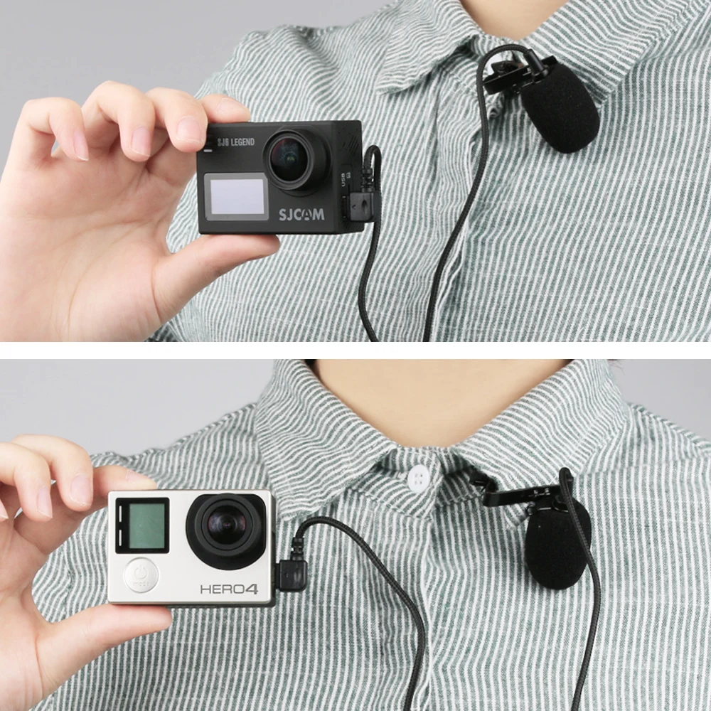 Аксессуары внешний микрофон для спортивной камеры SJCAM SJ6 LEGEND /SJ7 Star /SJ360|Чехлы