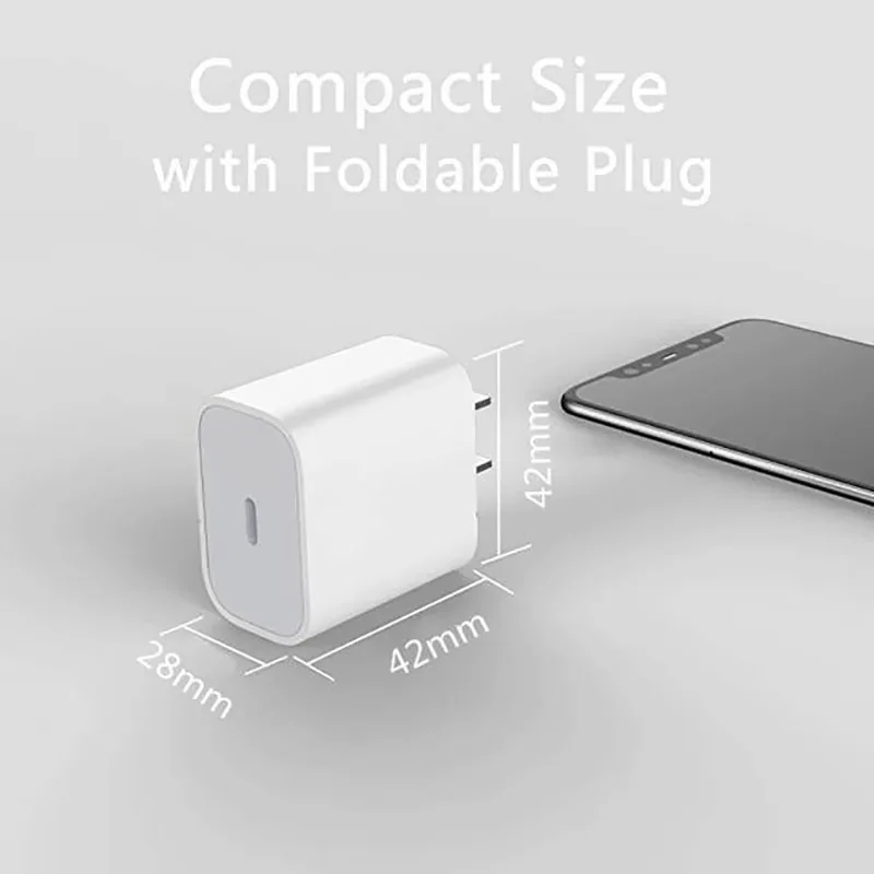 Быстрое зарядное устройство 18 Вт кабель USB C для iPhone 11 Huawei P20 / Pro Lite P30 mate 20 lite pro Nova 3e