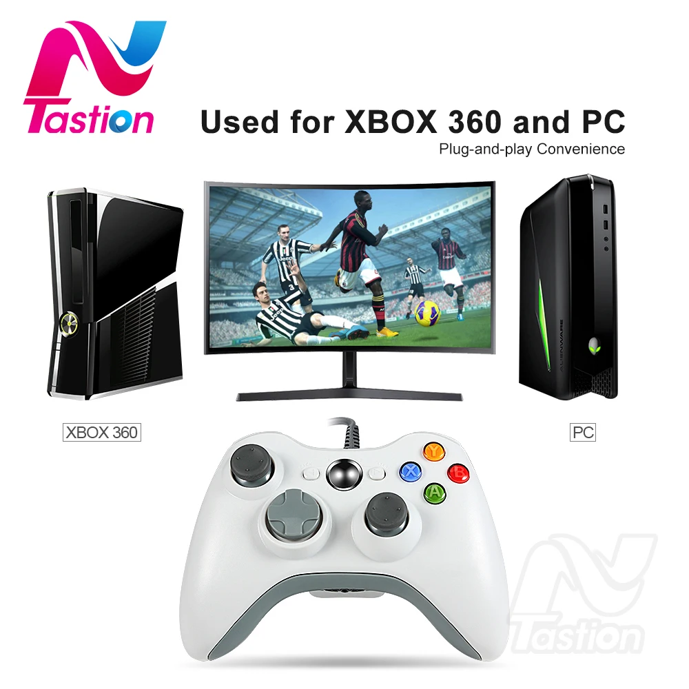 Проводной USB коврик джойстик игровой контроллер для Microsoft Xbox 360 и ПК Windows |