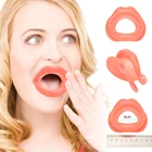 Силиконовые губы, уплотнительное кольцо, открытое кляп для рта, БДСМ, бондаж, раб, кляп, фетиш, секс-игрушки, эротические игры для взрослых, для пар