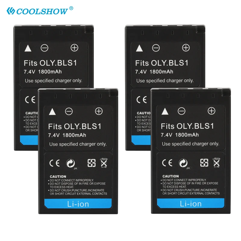 PS-BLS1 BLS-1 PS BLS1 Батарея 1800 мА-ч для цифровой камеры Olympus OLY. EP2 EPL1 EPL2 EP1 BLS5 E-400 E-410 EVOLT E410