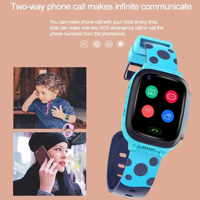 

K Y95 4G Child Smart Watch Phone GPS Cute Waterproof Wifi Antil-lost SIM Location Tracker Smartwatch Video Call 1.3 M Pixels!