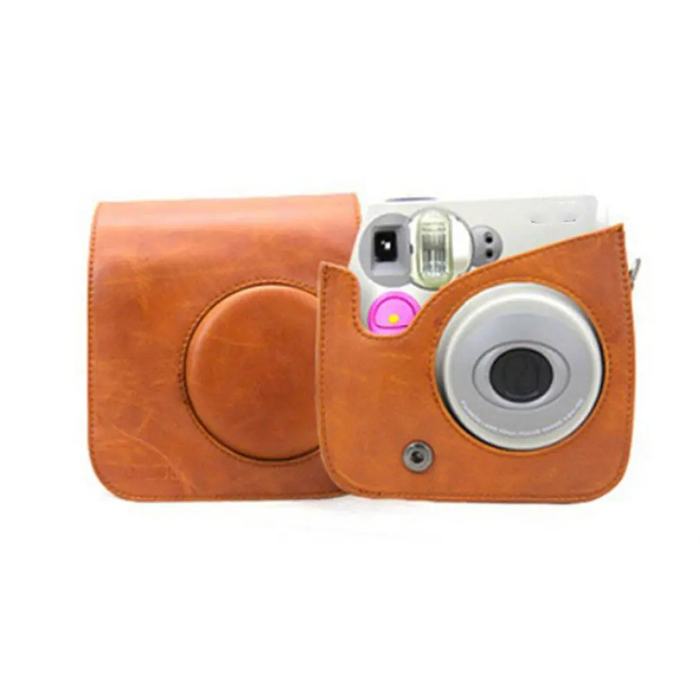 Совместимый Чехол для Камеры из искусственной кожи Instax камеры Fujifilm Mini 7s 7c и Polaroid