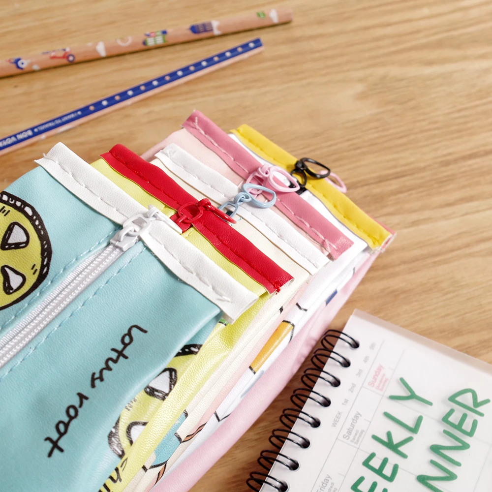 1 шт. креативный чехол-карандаш из ПУ для молочных коробок каваи сумка