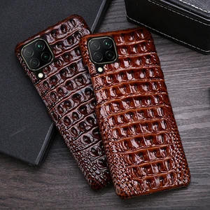 leather phone case for huawei p40 lite p20 p30 mate 20 30 nova 5t p smart for honor 10 10i 20 pro 20i 8x 9x crocodile back cover free global shipping