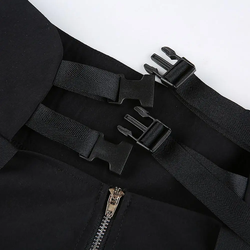 

Dragon Print Loose Pants Women High Waist Cut Out Straight Trousers for Sports