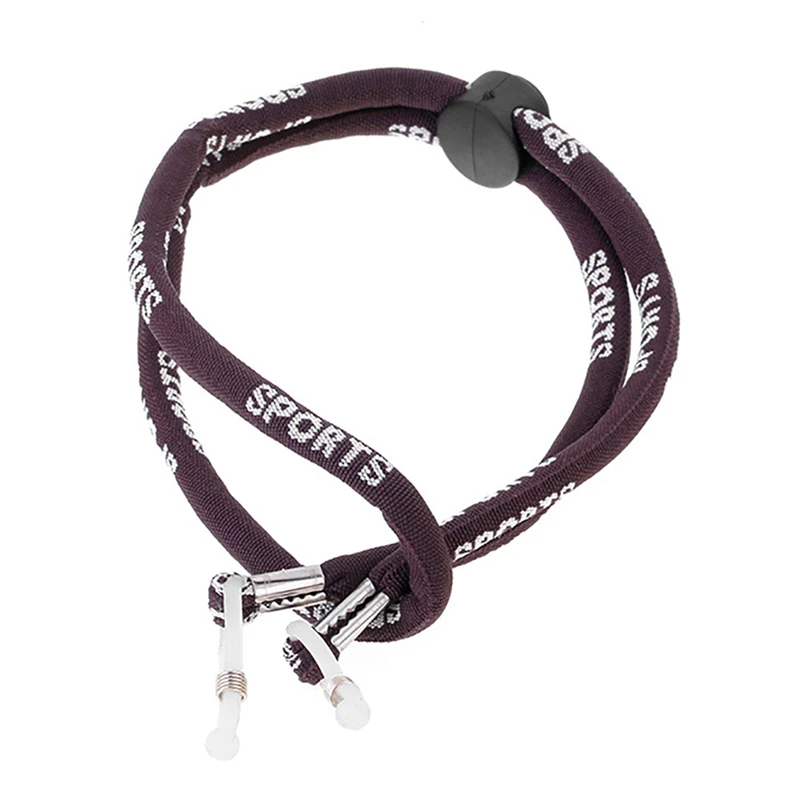 Противоскользящий регулируемый ремешок для очков толстый шнур спортивные
