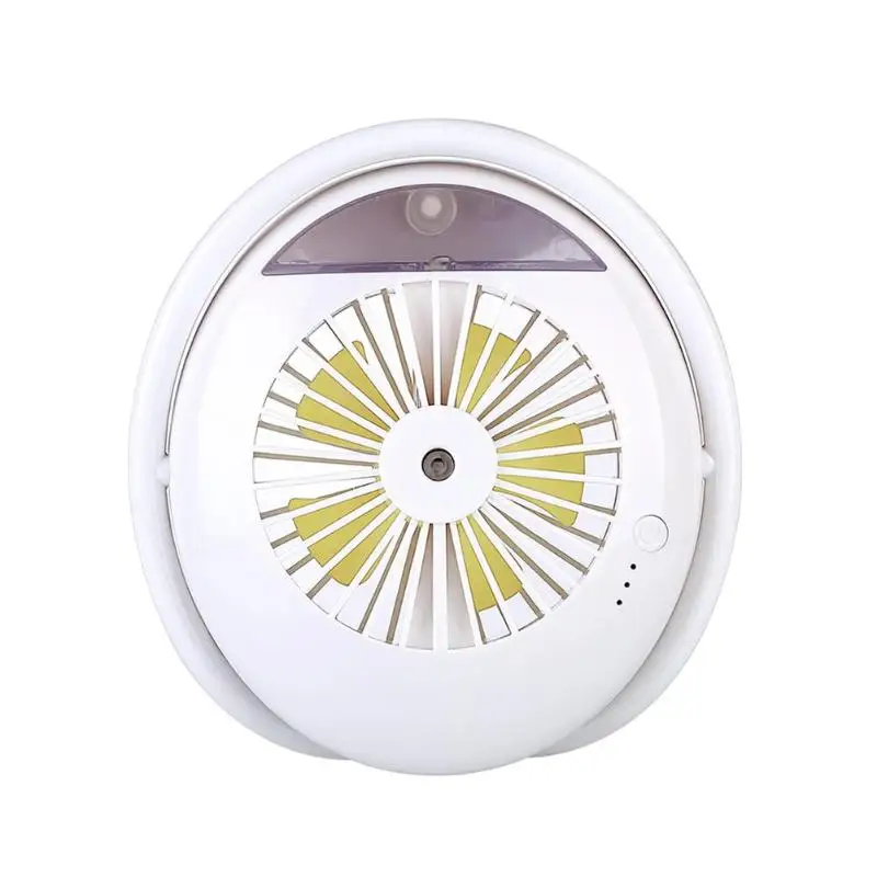 Mini Rechargeable USB Fan Cooler Desktop Cooling Mist Spray Humidifier Potable Air Conditioner Machine Home Office | Бытовая техника