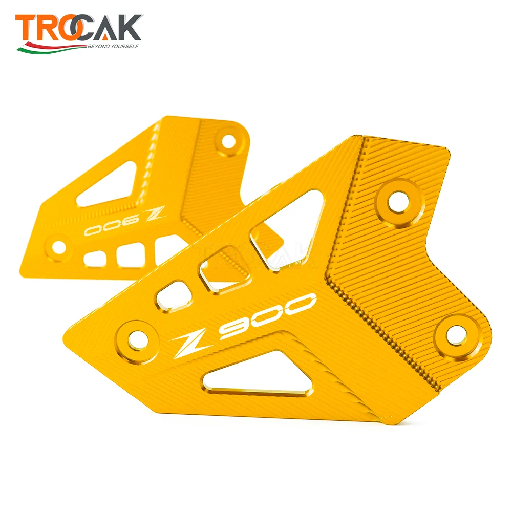 

Motorcycle Accessories For KAWASAKI Z900 Z 900 2017 2018 2019 CNC FootPeg Footrest Rear set Heel Plates Guard Protector