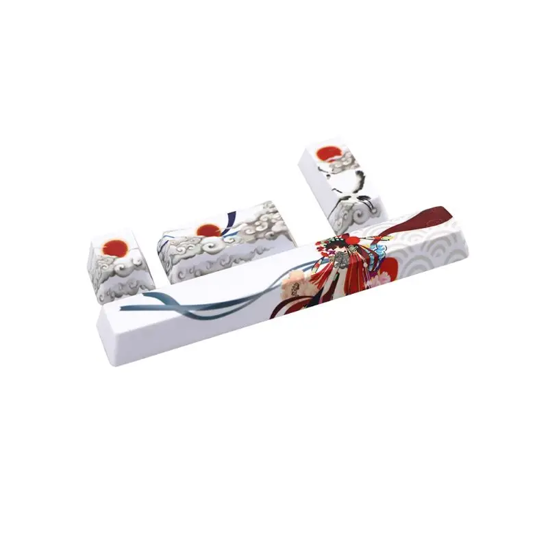 

PBT 5 Sides Dye-Subbed 6.25U Cherry Profile Keyboard Keycap Peking Opera Chinese