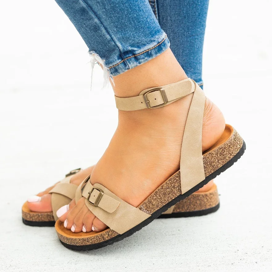 

Women Sandals Plus Size Wedges Shoes For Women Buckle Sandals Summer Shoes 2020 Flip Flop Chaussures Femme Platform Sandals Girl
