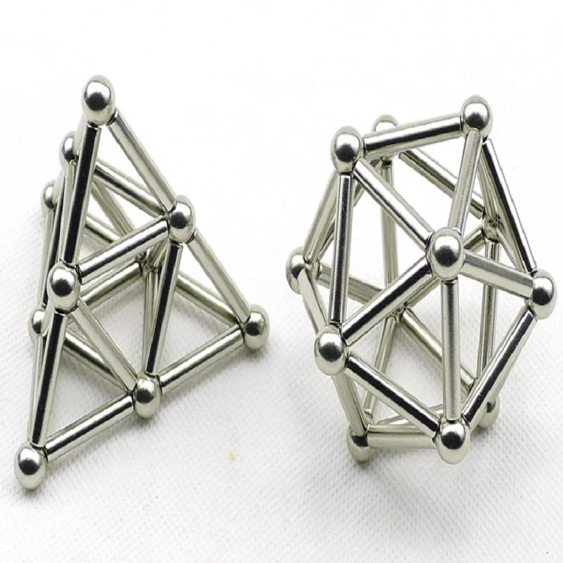 Магнитные шарики Bucky 36 стержней и 27 шариков стальные игрушечные строительные