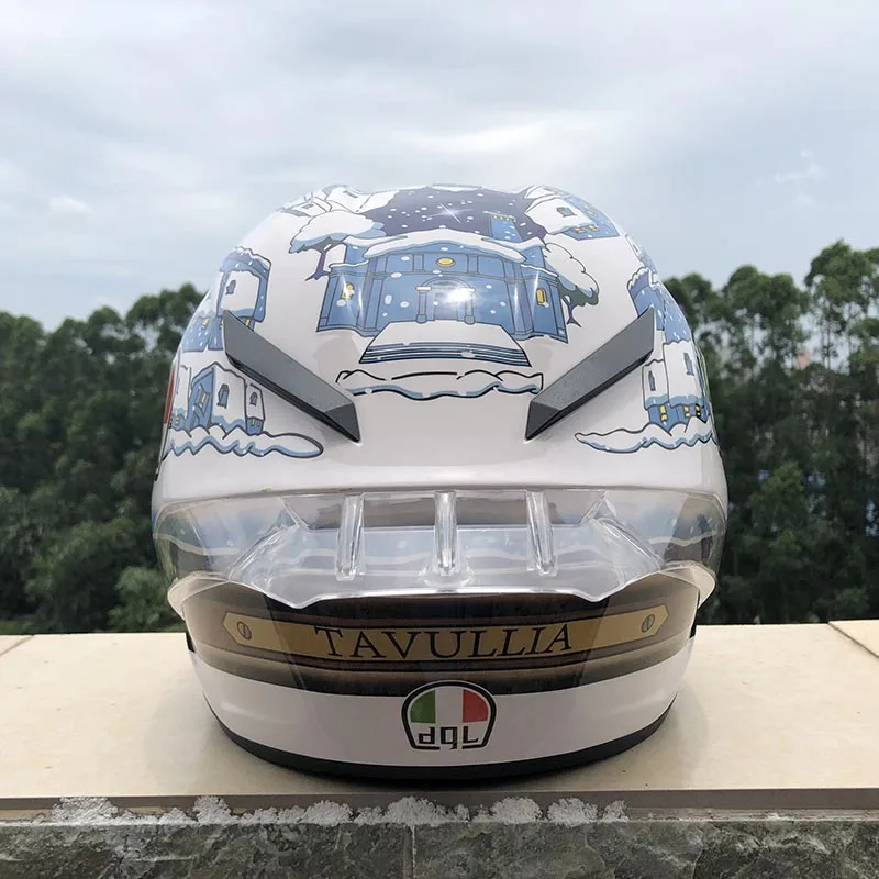 Dql moto rcycle misano ручной шлем с черный с козырьком шлем для мотогонок с полным лицом перекрестный большой хвост крыло шлем