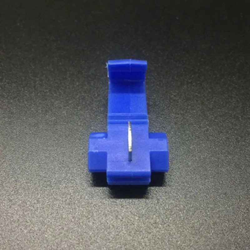500pcs Fast connector joint flame retardant terminal clamp free stripping blue wire splitter | Обустройство дома
