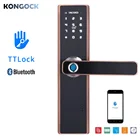 TTLock умный дверной замок, биометрический электронный пароль, цифровая карта доступа для дома, квартиры, airbnb