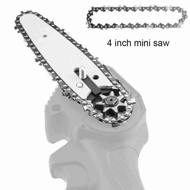 

4 Inch Chain Guide Electric Chain Saw Hacksaw Chain 13 Cm Guide Plate Chain Saw Tool Logging Rail Woodworking Accessories