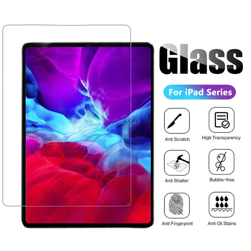 Закаленное стекло для iPad Air 1 2 3 4 2020 Защита экрана ipad 7 го поколения 10 Pro 9 5 11 Mini