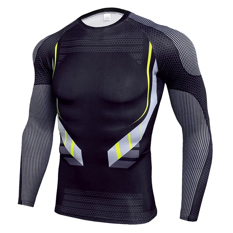 

Winter Top Quality New Thermal Underwear Men Underwear Tops Compression Causal Sweat Quick Dry Thermo Underwear Men Clothing