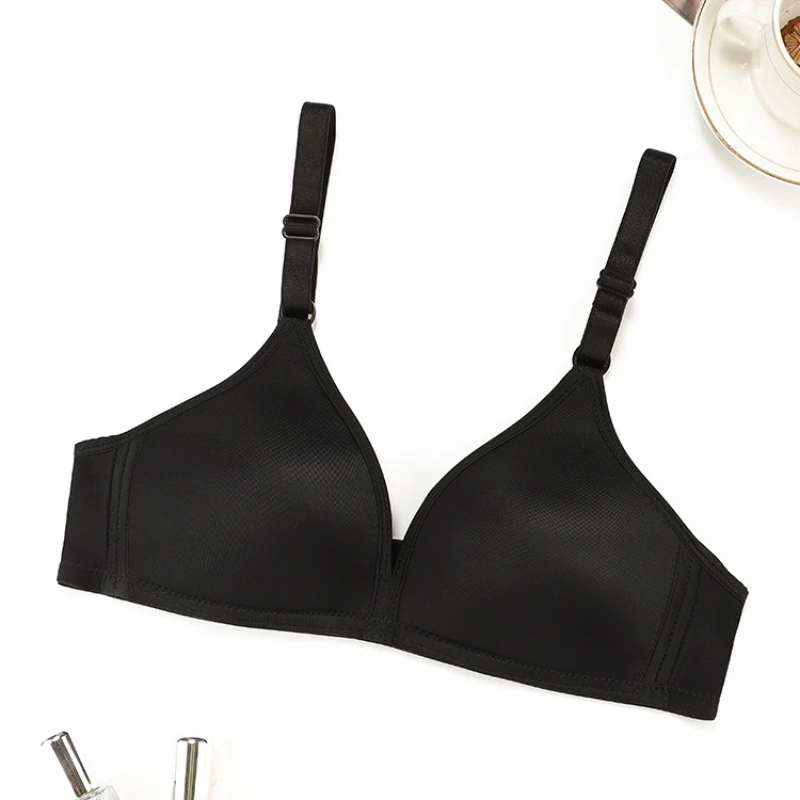 

The NewNon Rimmed Underwear Single Piece Bra Sexy Gathered Underwear Thin Die Cup Simple and Natural Women's Underwear