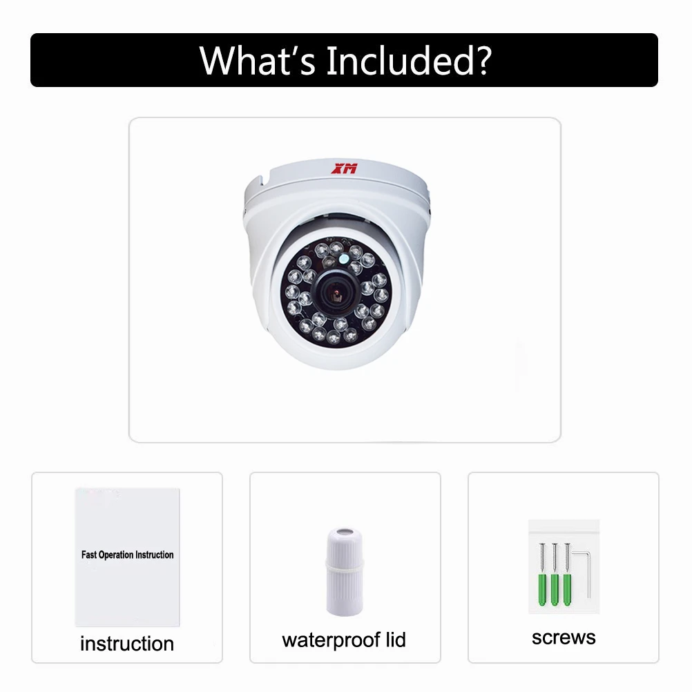 5MP Dome IP POE Camera HD IR Wide Angle 2.8mm Lens IP 2592x1944P Security Camera Onvif H.265/H.264 IP66 Outdoor Waterproof 335