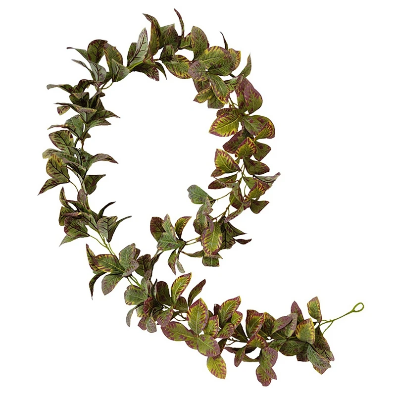 

Artificial Magnolia Leaf Vine Fake Plants Ivy for Party Garden Farmhouse Wedding Backdrop Nursery Home Decor