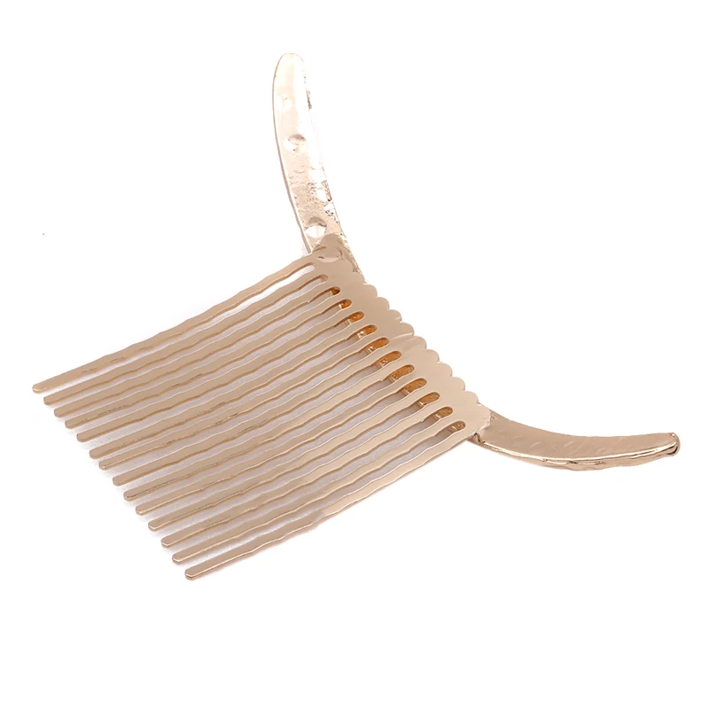 

1PC Women Beautiful Hot Sale Half Moon Antler Silver Gold Bangs Hair Comb Headwear Accessories