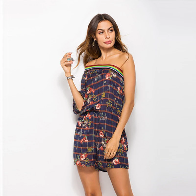 2020 Летние повседневные женские комбинезоны модные облегающие свободные