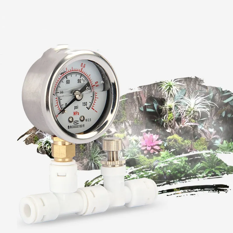 

Ecological Cylinder Reptile Micro-Landscape Water Mist Regulation Spray System Pressure Regulating Valve Tropical Rain Forest