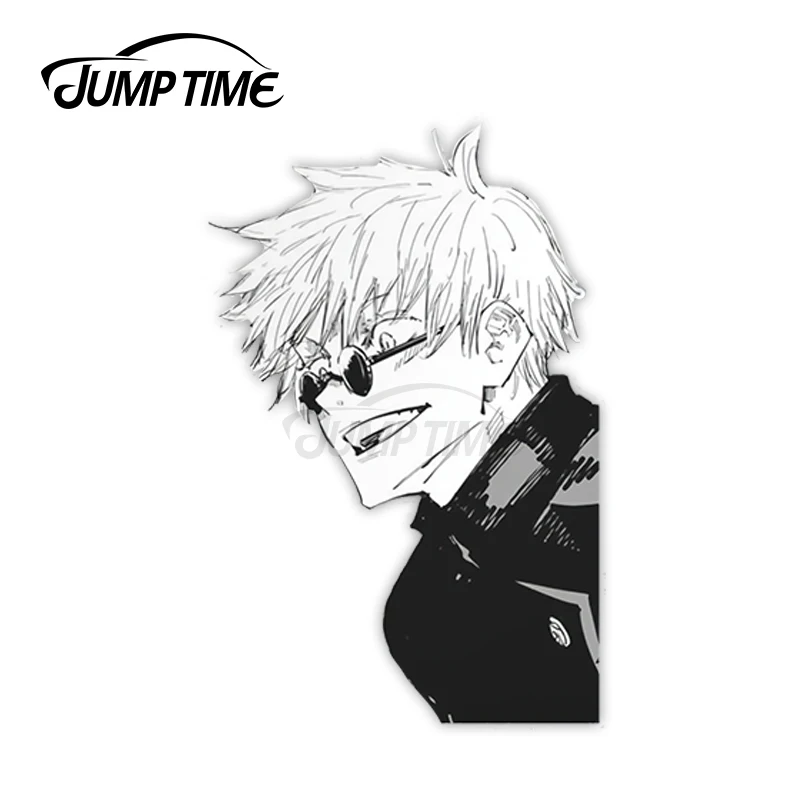 

Солнцезащитные очки JumpTime, водонепроницаемые, 13x7,5 см, в стиле аниме, автомобильные мультипликационные наклейки