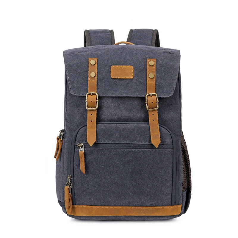

Vintage Batik Canvas Camera Backpack Water-resistant Photography Padded Lens Case Tripod Bag For Nikon/Canon/Sony SLR Camera